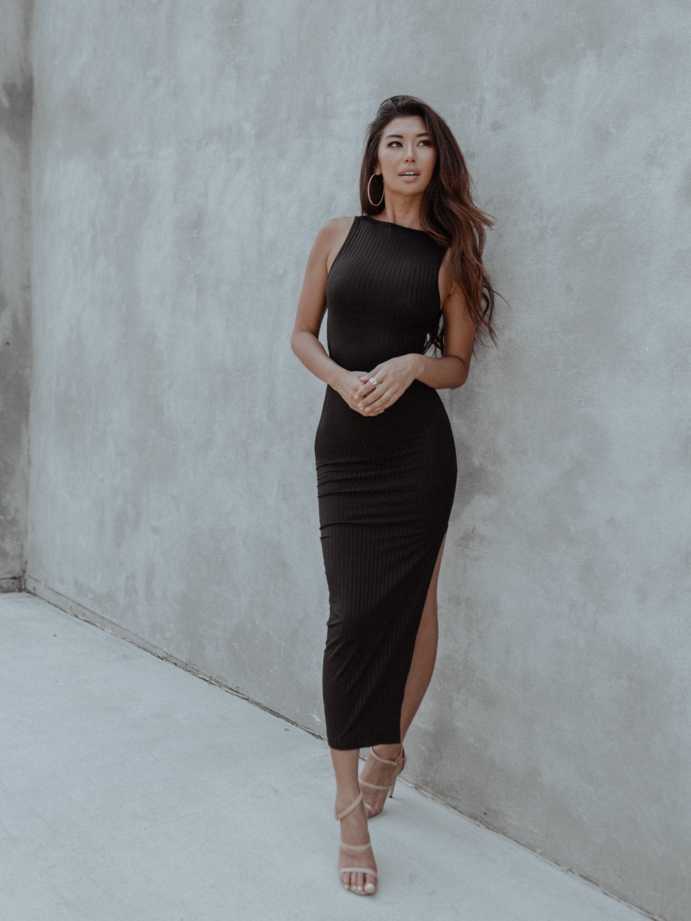 Milan Cut-Out Black Dress | SFK Label