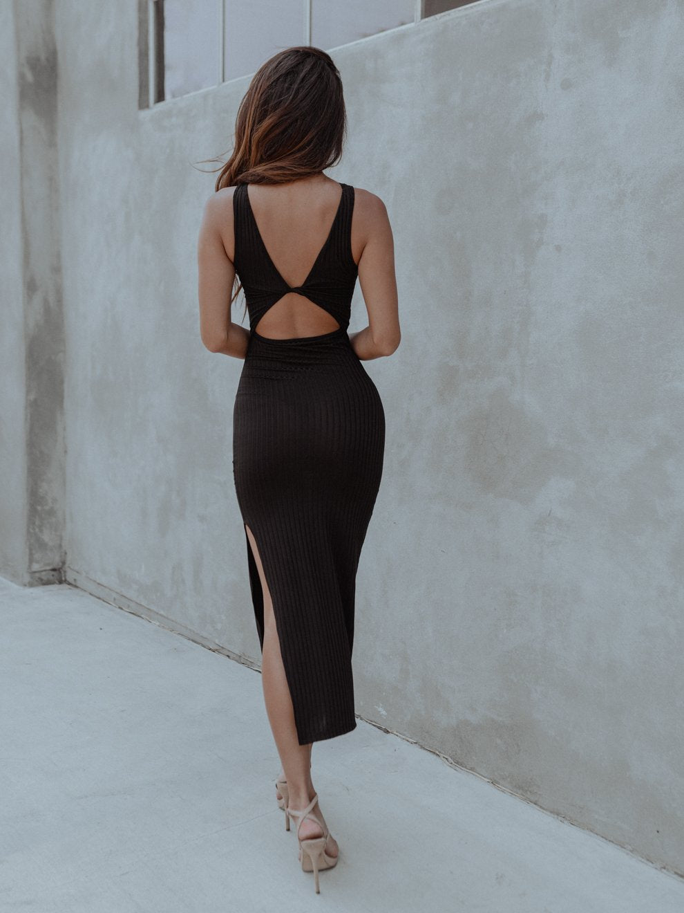 Milan Cut-Out Black Dress | SFK Label